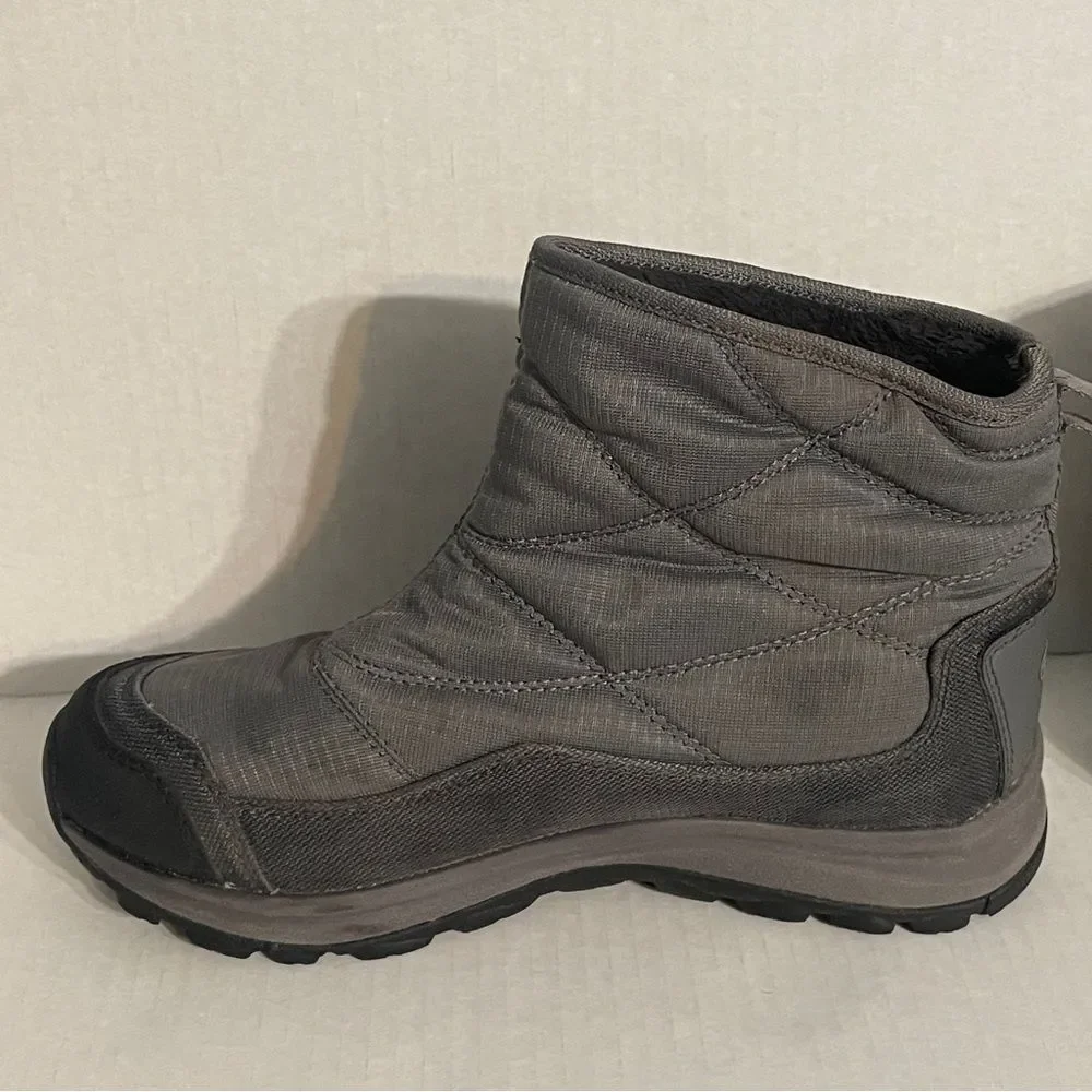 KEEN Warm Winter Waterproof Hiking Boots. Women’s Size 5.5. Dark grey gray cold